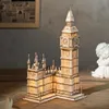 ROBOTIME Rolife Beleuchtetes 3D Holzpuzzle Big Ben 220 Produktbild-Vorschau 2