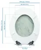 Sanfino® Premium WC Sitz "Marmor" hochwertiger Produktbild-Vorschau 7