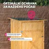 szafa ogrodowa tectake® z płaskim dachem Taman 75 x 56 x Podgląd zdjęcia produktu 6