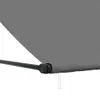 Zaťahovacia markíza antracitová 200x150 cm látka a oceľ Náhľad obrázku produktu 7
