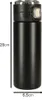 Tazza termica con boccaglio LED thermos 420ml nero Anteprima dell’immagine prodotto 3