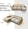 MKS MEBLE L-förmige Ecke MONIVA, Ecksofa mit Produktbild-Vorschau 10