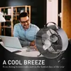 Lifetime Air Tischventilator Ø20 CM - Tragbar - Ventilator Produktbild-Vorschau 6