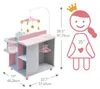 Olivia's Little World gepunktete Prinzessin Wickelkommode Produktbild-Vorschau 4