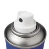Close-up of the spray nozzle and top of a blue aerosol can. Produktbild-Vorschau