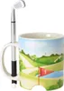 Tasse à café motif terrain de golf, avec stylo Dimensions Voir les images du produit 14
