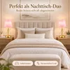 Ciskotu Rosa Schleifen-Tischlampe 2er-Set, Akku, Type-C, Produktbild-Vorschau 3