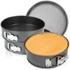 Lot de 3 moules à pâtisserie Ø 24 cm, 26 cm et 28 cm, Voir les images du produit 1