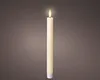 Bougies LED avec minuterie 24cm cire Set de 2 Crème / Blanc Voir les images du produit 3