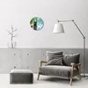 Glasuhr Wanduhr Küchenuhr Echt-Glas 30fi cm Steine  Produktbild-Vorschau 4