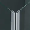 Mai & Mai Duschkabine Falttür 80x75x190cm ESG 180° Klappbar Produktbild-Vorschau 3