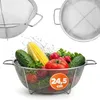 KADAX cedník cedník cedník 24,5 cm nerezové kuchyňské síto Náhled obrázku produktu 1