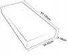 Sofa Sitzkissenbezug - Grau - 95-135cm - Stretch Husse - Produktbild-Vorschau 3