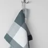 5er Set Geschirrtücher Baumwolle 50x70 cm anthrazit-kariert Produktbild-Vorschau 5