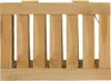 A close-up front view of a wooden laundry basket. Náhľad obrázku produktu
