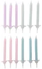 Bougies d'anniversaire Rico Design avec support, 24 pièces, Voir les images du produit 2