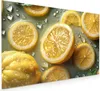 Küchenrückwand Spritzschutz Glas mit Motiv Zitronenfrische Produktbild-Vorschau 1