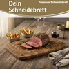 LS-LebenStil Profi Holz Schneidebrett Stirnholz 32cm Akazie Produktbild-Vorschau 4