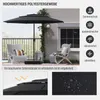 Parasol ogrodowy COSTWAY 300 cm, odporny na wiatr, Podgląd zdjęcia produktu 4