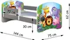 ACMA Jugendbett Kinderbett Junior-Bett Komplett-Set mit Produktbild-Vorschau 3