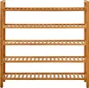vidaXL Scarpiera a 5 ripiani 100x27x100 cm in legno Anteprima dell’immagine prodotto 1