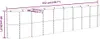 vidaXL Hochbeet Verzinkter Stahl 332x40x68 cm Anthrazit Produktbild-Vorschau 6