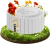Alpsky bílý dřevěný plot 200 x 30 cm – Flexibilní zahradní Náhled obrázku produktu 1