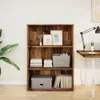 vidaXL Boekenkast, vintage look, 80x30x114 cm, houtvezel Productafbeelding-voorbeeld 3