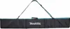 A black and teal Makita branded carrying bag for a circular saw guide rail, shown against a white background. Produktbild-Vorschau