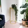 DanDiBo Blumenhocker Metall Gold Rund 60 cm Blumenständer Produktbild-Vorschau 3