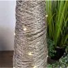 Kegelbaum mit 40 LEDs, 80 cm, goldfarben Produktbild-Vorschau 3