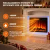 HOMAVO camino elettrico 23 pollici mobile striscia LED Anteprima dell’immagine prodotto 2