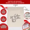 Oster- Baumwollbeutel-Set mit süßen Hasenmotiven und Produktbild-Vorschau 2