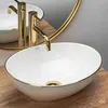 Umywalka nablatowa Rea Sofia Gold Edge Podgląd zdjęcia produktu 2