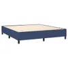 vidaXL Boxspringbett mit Matratze & LED Blau 180x200 cm Produktbild-Vorschau 6