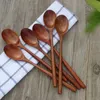 Stück Holzlöffel mit langem Griff zum Essen, Rühren, Produktbild-Vorschau 4