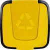 Abfalltonne Recycling, 50 Liter, 56 x 36 x 36cm, Mülleimer Produktbild-Vorschau 12