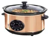 A rose gold slow cooker filled with food, shown from the front. Náhled obrázku produktu