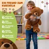 MONZANA® Teddybär L - XXXL 50-175cm Weiches Fell Schleife Produktbild-Vorschau 2