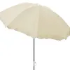 Sonnenschirm rund Ø1,80m beige Polyester knickbar UV Schutz Produktbild-Vorschau 1
