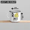 Trendation - Rente Emaille Tasse 2022 Spruch R Ente Produktbild-Vorschau 4