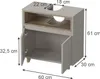 Waschbeckenunterschrank Vicco Elnor Greige 60 x 61 cm mit 2 Produktbild-Vorschau 2