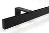A close-up, angled shot of a black curtain rail system mounted on a white background. Anteprima dell’immagine prodotto