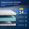 Aqua Deluxe - 7 Zonen Wellness Matratze - 140 x 200 cm | Produktbild-Vorschau 6