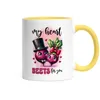 My Heart Beets for You Lustige Tasse Gelb Geschenk für Produktbild-Vorschau 2
