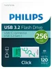 Philips USB 3.2 256GB Click Series Gen 1 USB-C, 256 GB, USB Náhľad obrázku produktu 1
