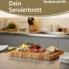 LS-LebenStil Profi XL Holz Schneidebrett 36cm Stirnholz Produktbild-Vorschau 7