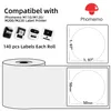 Phomemo M110 Thermal Labels Étiquette ronde pour imprimante Voir les images du produit 2
