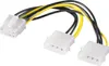 Adapter PCIe-Stromadapter, PCIe (8-pin) - 2x 5,25"-Stecker Podgląd zdjęcia produktu 1