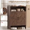 COSTWAY Schuhschrank im Landhausstil mit Türen, 70 x 35 x Produktbild-Vorschau 5